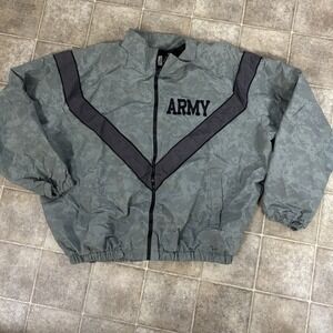 JWOD Skilcraft Army Jacket Windbreaker Medium/Long Reflective Camo Lined Vented